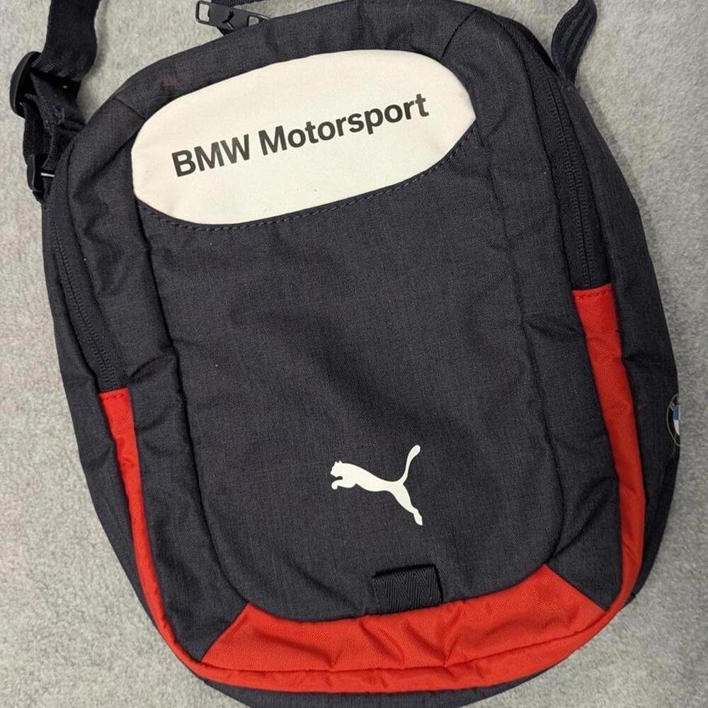 Puma BMW Motorsport Portable Bag Blue Messenger
